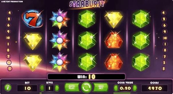 Oplev Starburst Spil En Galaksen af Gevinster
